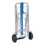Devesa Chariot pliable en acier gris-plata - 40 kg