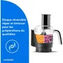 Nutribullet NB1224DG Blender extracteur puissant 1200W, bol multifonction Tritan, hache-légumes, moulin à café et épices, gris