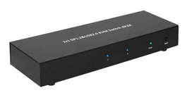 MicroConnect Commutateur KVM 4K DisplayPort & USB 2 x 1 voie