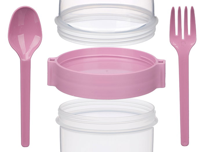 Leknes Boîte de rangement plastique pour couverts 1100 ml 12x18x10 cm Lot assorti (Set de 18)