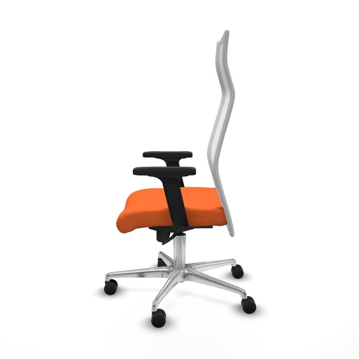 Piqueras y Crespo Chaise de Bureau Albacete Orange et Blanc
