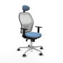 Piqueras y Crespo Chaise de Bureau Jorquera 1D086G1 Bleu ciel