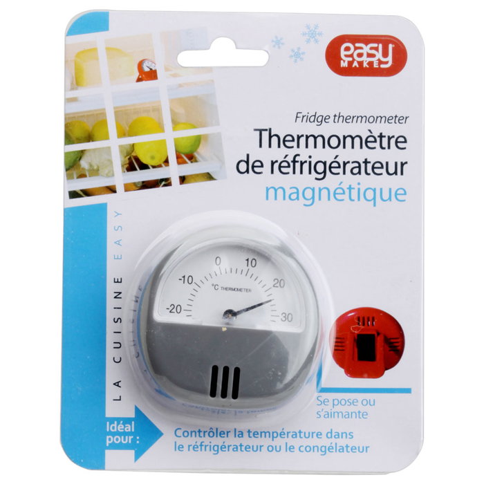 Easy Make Thermomètre pour Réfrigérateur avec Aimant