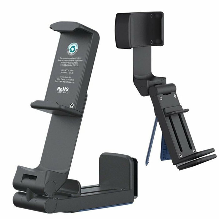 Support avec Pince pour Téléphone Portable à Plusieurs Positions Muvit MCCHL0009 Noir Plastique