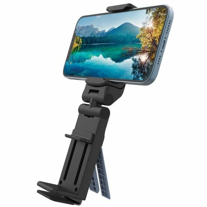 Support avec Pince pour Téléphone Portable à Plusieurs Positions Muvit MCCHL0009 Noir Plastique