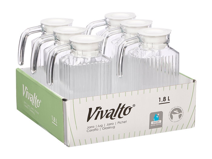 VIVALTO Jarra Nevera 1,8L Display Transparent