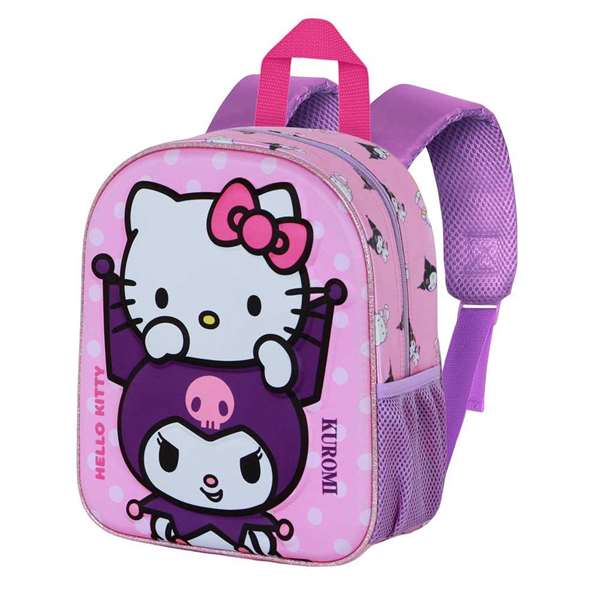 Karactermania Sac à dos enfant Hello Kitty Playful avec motif 3D et bandoulière rembourrée - 26 x 11 x 31 cm - Rose Karactermania Sac à dos enfant Hello Kitty Playful avec motif 3D et bandoulière rembourrée - 26 x 11 x 31 cm - Rose