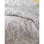 Parure de lit 1 housse de couette 140 x 200 cm + 1 taie d'oreiller 60 x 60 cm Moutarde, 100% coton renforcé