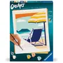 Ravensburger 23897 Peinture par numéros CreArt Relax at the Beach - 24x30 cm - Pour adultes - À partir de 12 ans