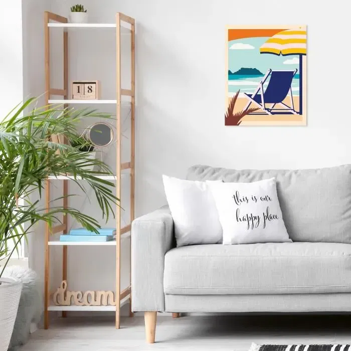 Ravensburger 23897 Peinture par numéros CreArt Relax at the Beach - 24x30 cm - Pour adultes - À partir de 12 ans