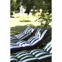 Jardin Prive Coussin pour chaise longue Flocons Cancale Jp Vert 180 x 56 x 10 cm
