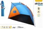 Color Baby - Tente pare-vent pour enfants 200x125x120 cm, bleu et orange, polyester, 36 mois et plus