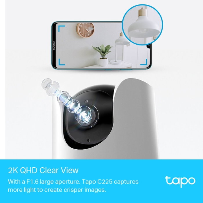 TP-Link Tapo C225 Caméra de surveillance Wi-Fi 2K QHD