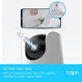 TP-Link Tapo C225 Caméra de sécurité Wi-Fi intérieure 2K avec détection IA, rotation Pan/Tilt 360° et vision nocturne
