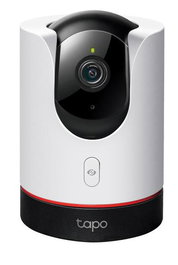 TP-Link Tapo C225 Caméra de sécurité Wi-Fi intérieure 2K avec détection IA, rotation Pan/Tilt 360° et vision nocturne