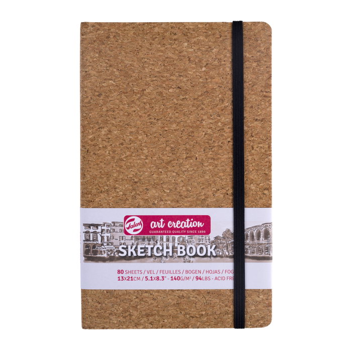 Talens Art Creation Carnet de Croquis en Liège 13 x 21 cm, 140 g, 80 feuilles Talens Art Creation Carnet de Croquis en Liège 13 x 21 cm, 140 g, 80 feuilles