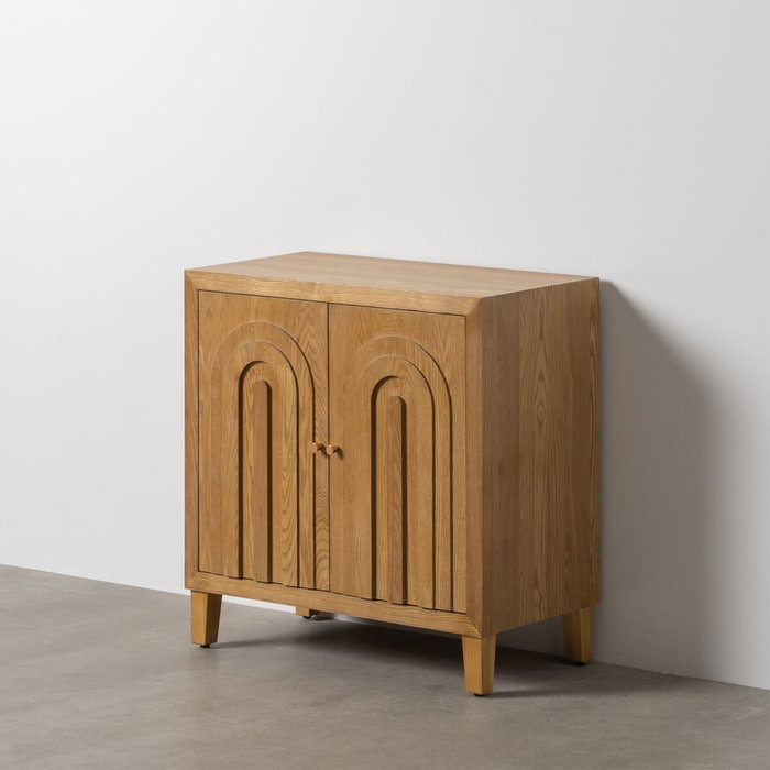 BigBuy Home Meuble d'Entrée Naturel 80 x 40 x 80 cm BigBuy Home Meuble d'Entrée Naturel 80 x 40 x 80 cm