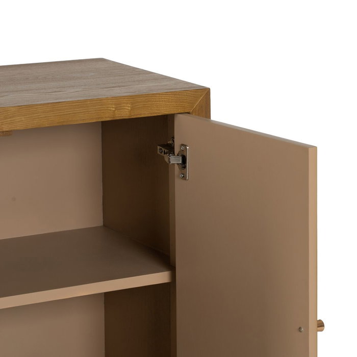 BigBuy Home Meuble d'Entrée Naturel 80 x 40 x 80 cm BigBuy Home Meuble d'Entrée Naturel 80 x 40 x 80 cm