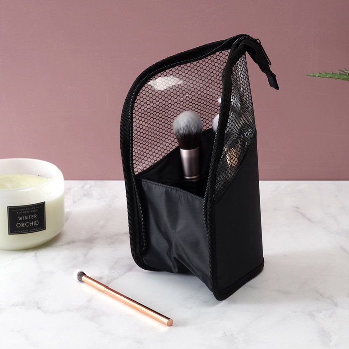 Cosmetic Club Neceser de pinceaux de maquillage en polyester