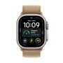 Apple Watch Ultra 4 GPS + Cellular 49 mm Titane Naturel avec Loop Trail Arena M/L