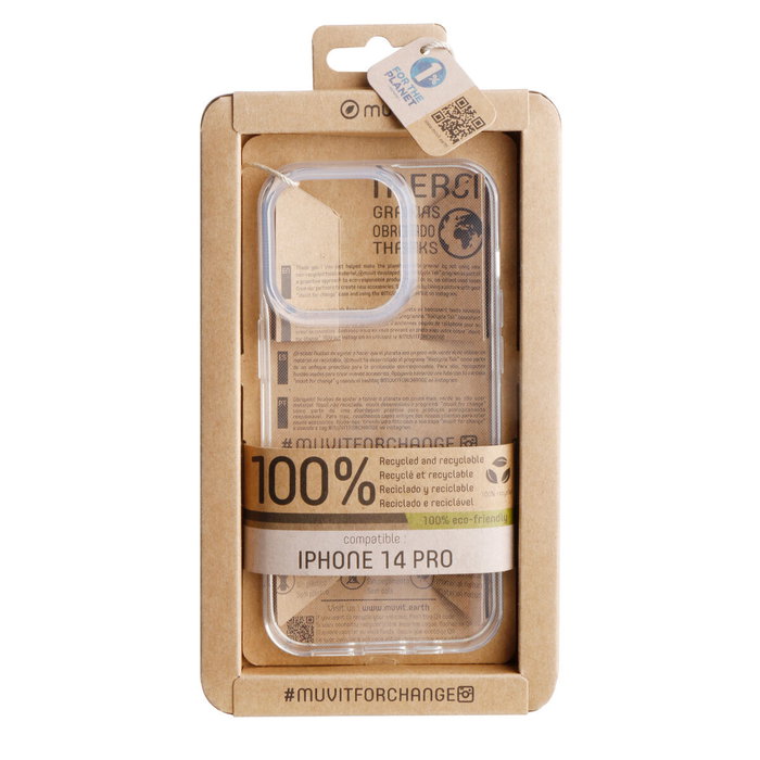Protection pour téléphone portable Muvit for Change iPhone 14 Pro Protection pour téléphone portable Muvit for Change iPhone 14 Pro