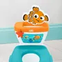 Bright Starts Disney Baby Finding Nemo - Pot d'apprentissage de la propreté 2-en-1 avec réducteur de toilettes, sons réalistes et autocollants - Pour tout-petits