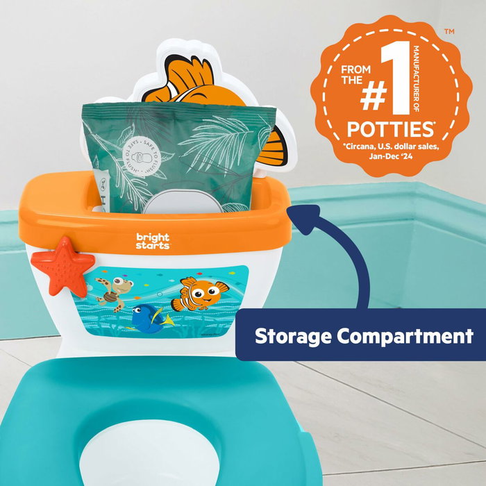 Bright Starts Disney Baby Nemo Pot 2-en-1 avec réducteur de toilette