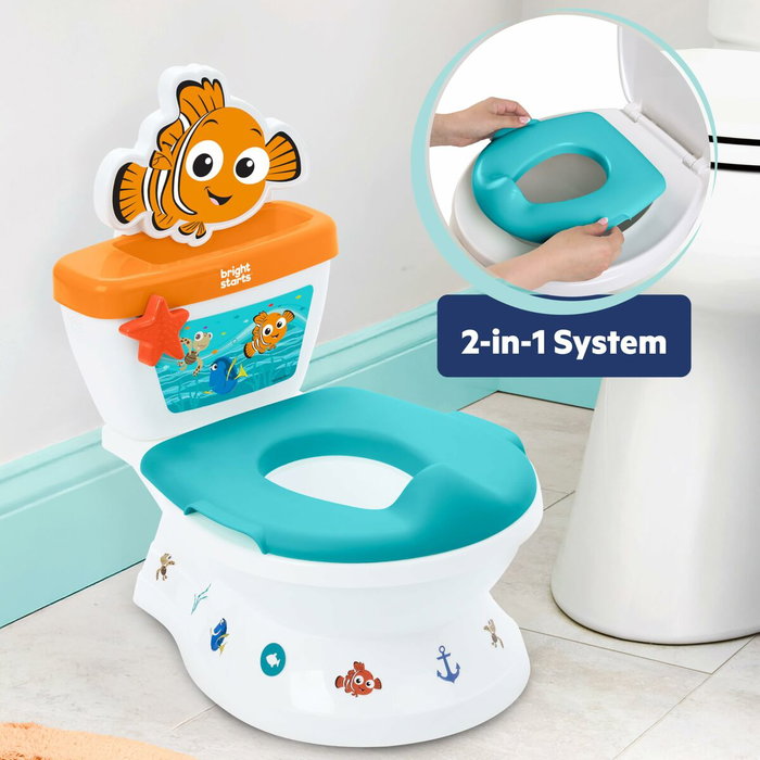 Bright Starts Disney Baby Nemo Pot 2-en-1 avec réducteur de toilette