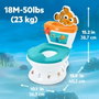 Bright Starts Disney Baby Nemo Pot 2-en-1 avec réducteur de toilette