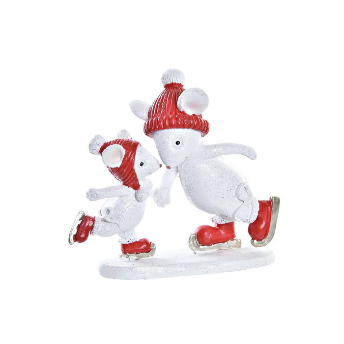 DKD Home Decor Souris en Résine pour Décorations de Noël (9,5 x 3,5 x 9 cm) man-made DKD Home Decor Souris en Résine pour Décorations de Noël (9,5 x 3,5 x 9 cm) man-made