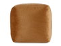 Giftdecor Puff Carré en Velours Beige 30x30 cm - Pouf en Polystyrène (Set de 4)