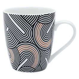 Home Deco Factory Mug Lounge 350 ml avec détails dorés