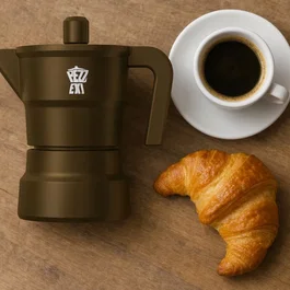 Pezzetti SOLIDEXPRESS Cafetière italienne Aluminium Kaki 3 tasses