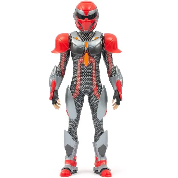 Gormiti GRV034 Figurine articulée Scion avec armure amovible Modele Feu 27 cm - TV