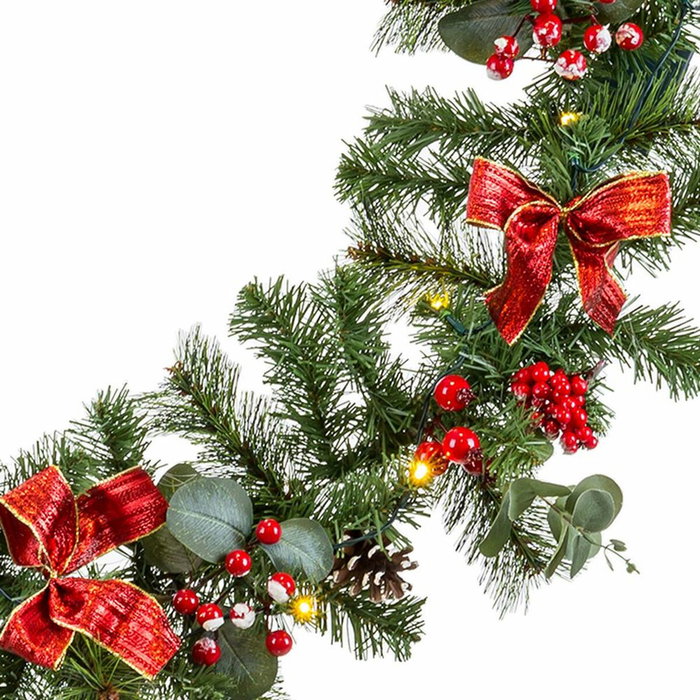 BigBuy Home Guirlande de Noël Multicouleur PVC 180 x 20 x 20 cm