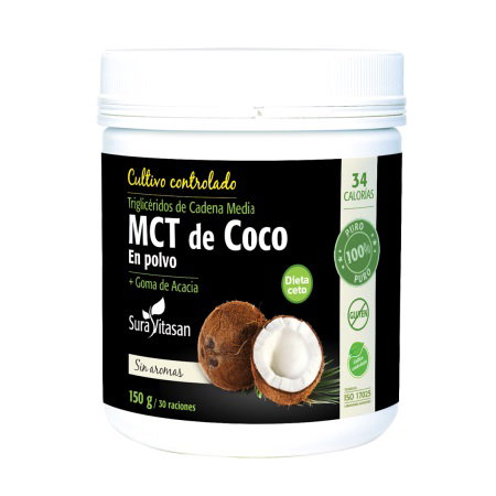 SURA VITASAN MCT de Coco en poudre 150g SURA VITASAN MCT de Coco en poudre 150g