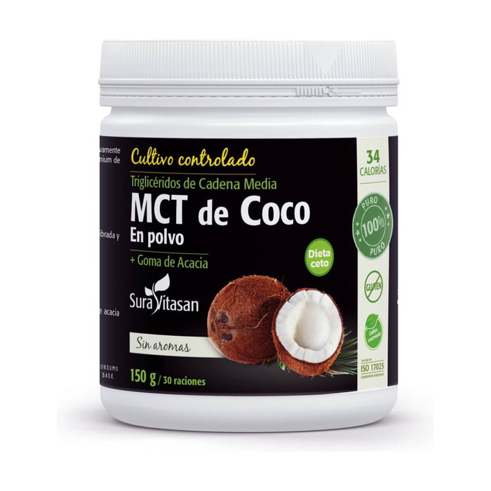 SURA VITASAN MCT de Coco en poudre 150g SURA VITASAN MCT de Coco en poudre 150g