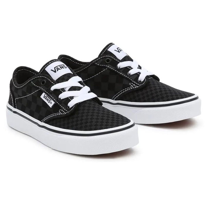 Chaussures de Sport pour Enfants Vans Atwood Tonal Mix Check Noir