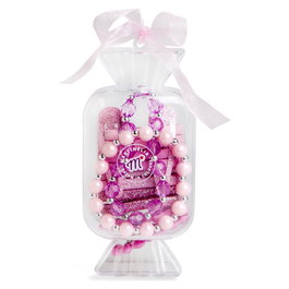 Folia Cosmetics Martinelia Candy - Coffret accessoires cheveux pour enfants avec lazos, cintres et bracelets - Ensemble multicolore inspiré des bonbons