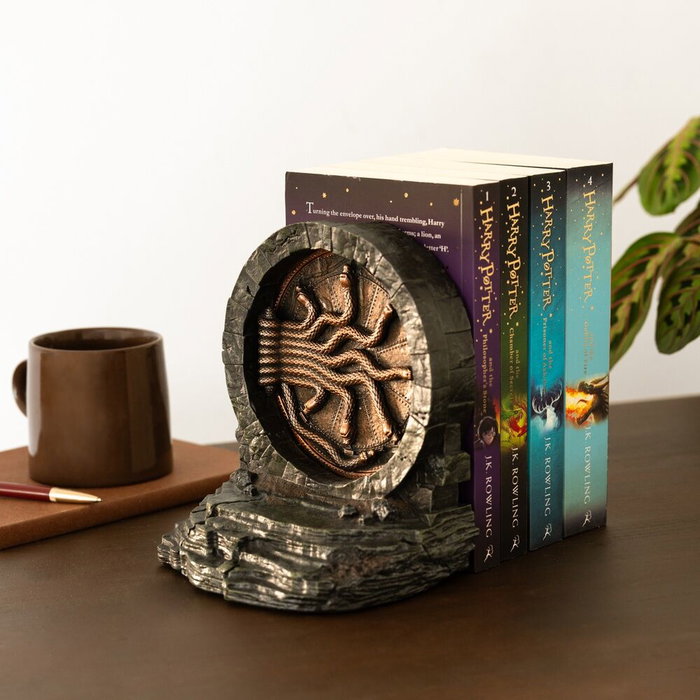 ERIK - Serre-livres décoratif Harry Potter La Chambre des Secrets - 17.5x15x11.6 cm - Résine peinte à la main