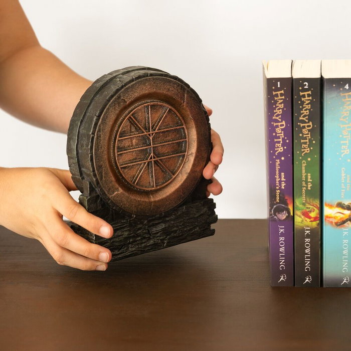 ERIK - Serre-livres décoratif Harry Potter La Chambre des Secrets - 17.5x15x11.6 cm - Résine peinte à la main