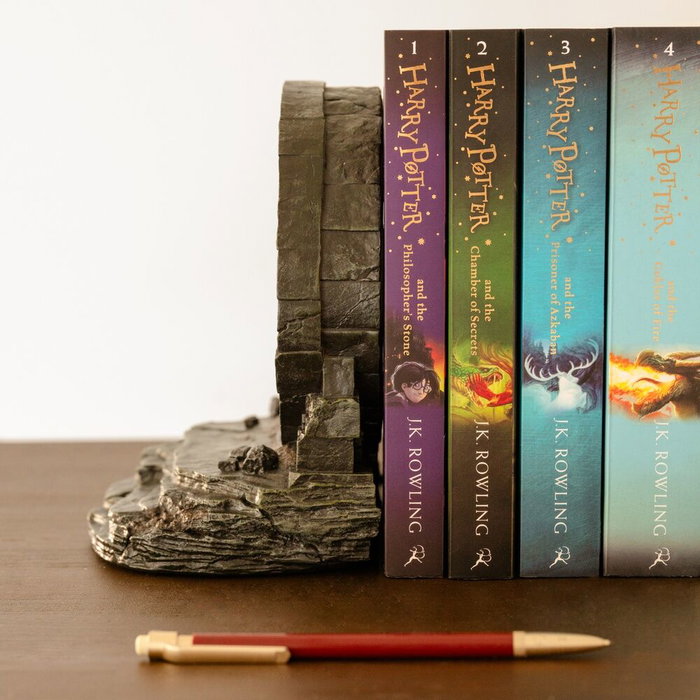 ERIK - Serre-livres décoratif Harry Potter La Chambre des Secrets - 17.5x15x11.6 cm - Résine peinte à la main
