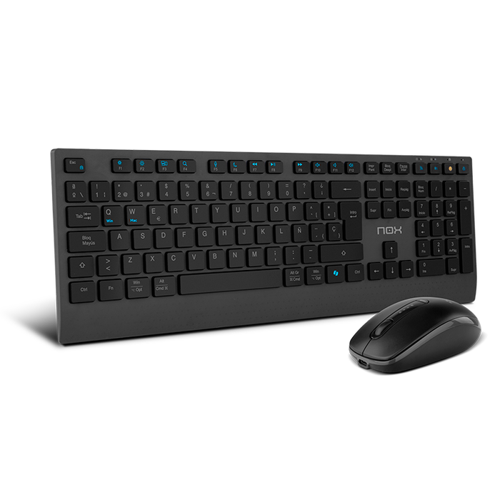 Nox NOX Lite Duo Combo Clavier et Souris sans fil Noir