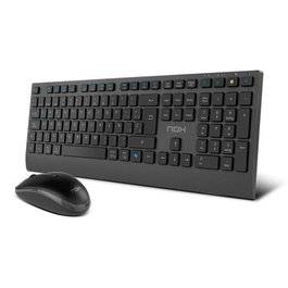 Nox NOX Lite Duo Combo Clavier et Souris sans fil Noir