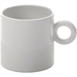 Alessi MW01/76 Service à café Dressed en porcelaine 4 pièces, design Marcel Wanders