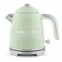 Sweiss Bouilloire Électrique Vintage KTS7 - 1000 W - Capacité 1 L - Socle 360° - Vert - Inox - Décoration Cuisine