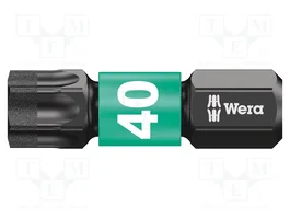 WERA Embout de tournevis Torx® TX40 1/4 pouces