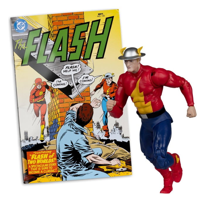 McFarlane Toys DC Direct Page Punchers figurine The Flash Jay Garrick (The Flash #123) (Red Platinum Edition) 18 cm McFarlane Toys DC Direct Page Punchers figurine The Flash Jay Garrick (The Flash #123) (Red Platinum Edition) 18 cm