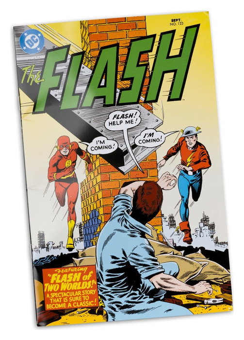 McFarlane Toys DC Direct Page Punchers figurine The Flash Jay Garrick (The Flash #123) (Red Platinum Edition) 18 cm McFarlane Toys DC Direct Page Punchers figurine The Flash Jay Garrick (The Flash #123) (Red Platinum Edition) 18 cm