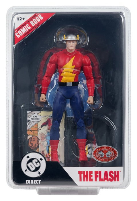 McFarlane Toys DC Direct Page Punchers figurine The Flash Jay Garrick (The Flash #123) (Red Platinum Edition) 18 cm McFarlane Toys DC Direct Page Punchers figurine The Flash Jay Garrick (The Flash #123) (Red Platinum Edition) 18 cm